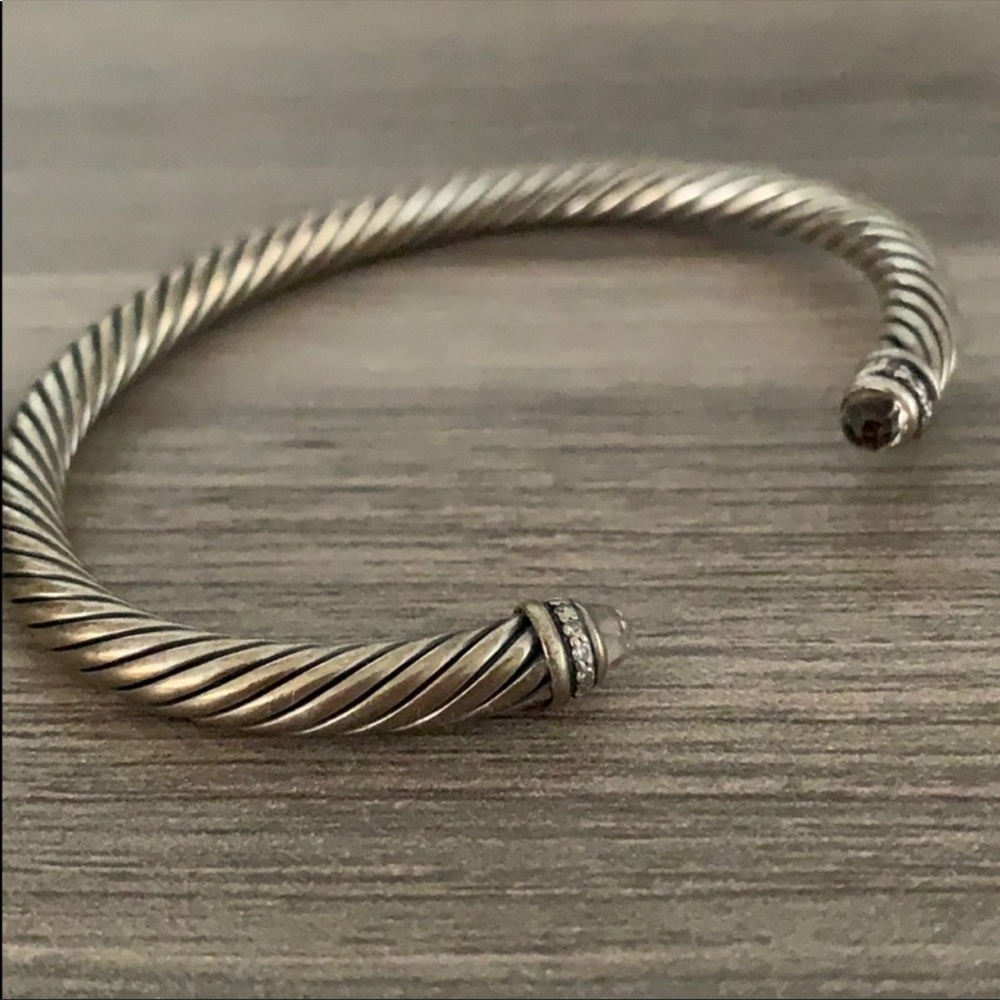 DY Cable Classic Bracelet with Diamonds